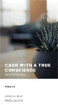 Mobile Screenshot of cashwithatrueconscience.com